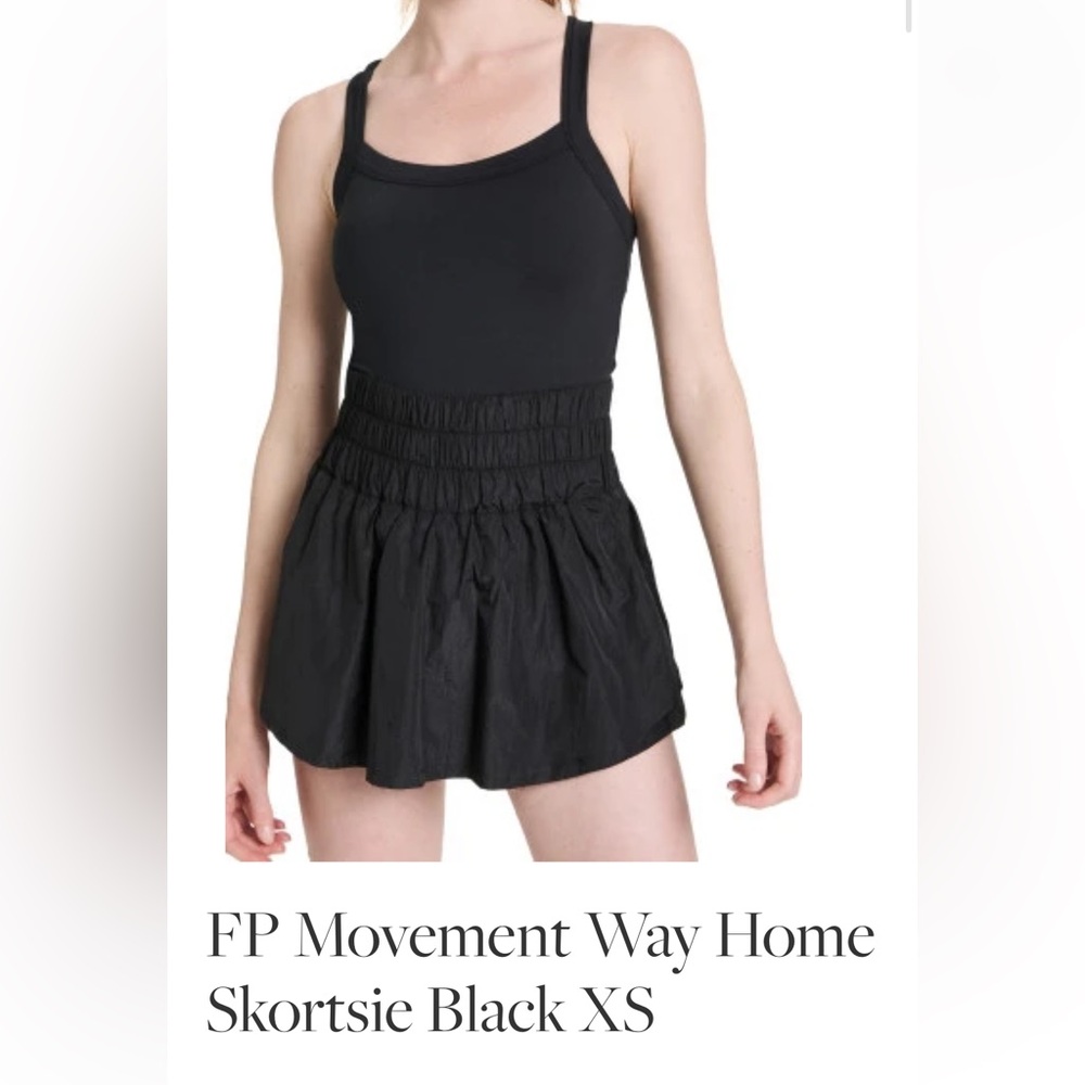 Free people movement way home skortsie black